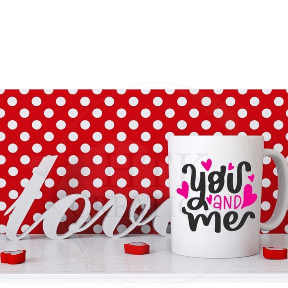 Just You And Me Valentines Mug - Picture 2 of 3